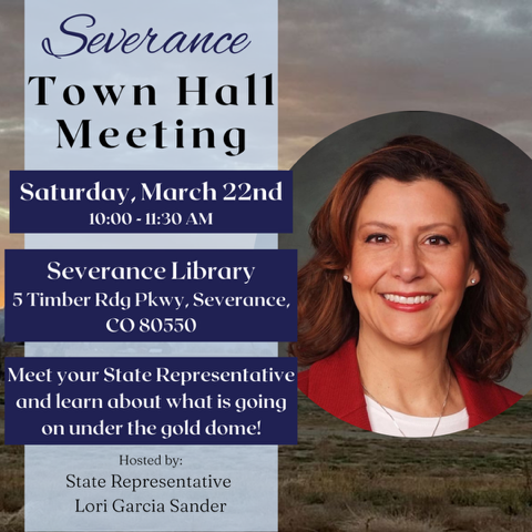 Just a quick reminder that tomorrow I will be doing three town halls. I hope you can find the time to come and discuss any issues you may have at a time and location convenient for you. I look forward to seeing you!