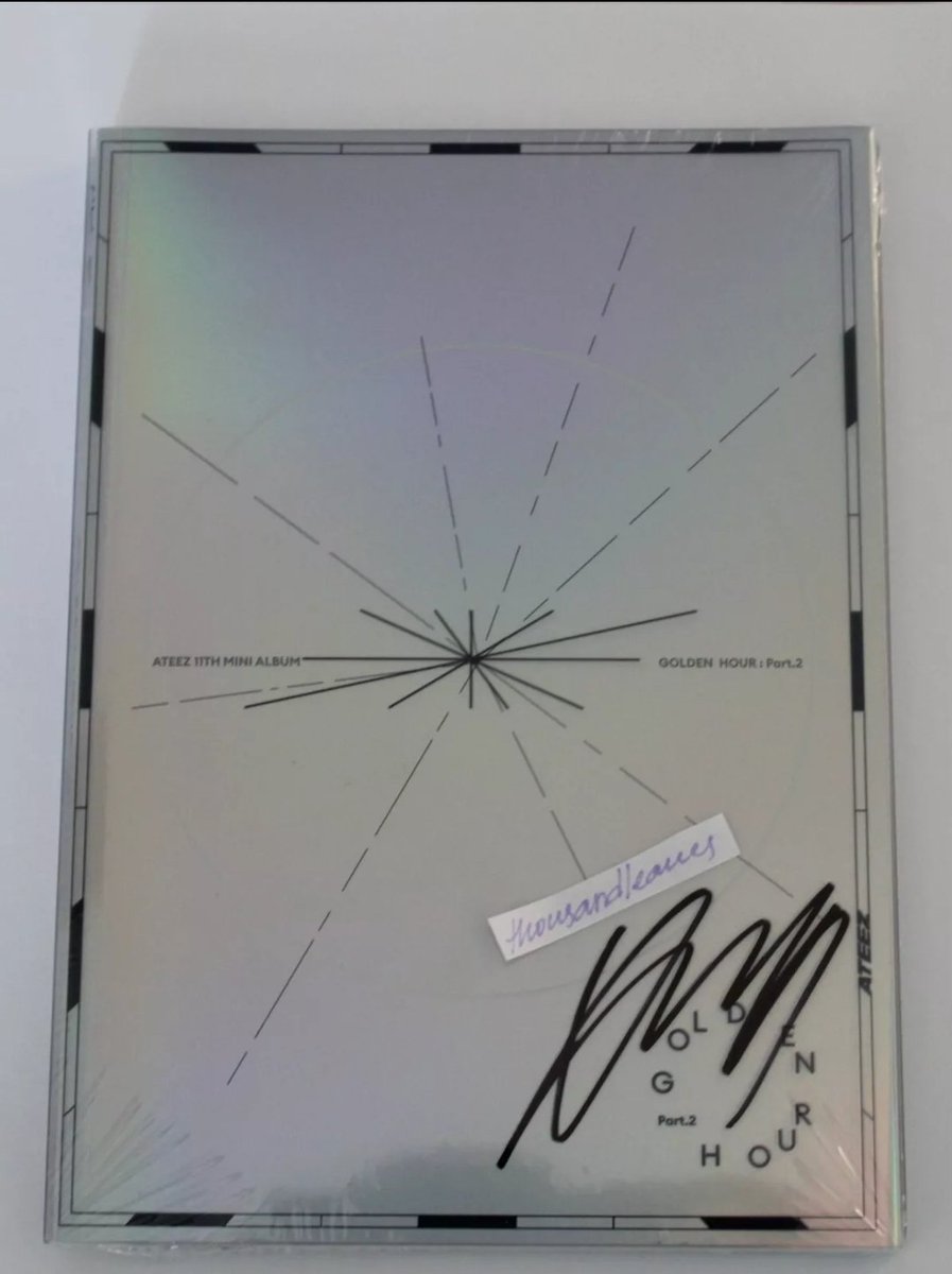 Thousandleavess's tweet photo. WTS || ATEEZ Yeosang GOLDEN HOUR PT.2 (TO ver. US Hello82) SIGNED + SEALED

Price
TL Shop: $105
Ebay: $115

*WW shipping; free for USA

Visit:
~https://t.co/PXp84pddFI
~https://t.co/G5WRBAr1IY

#ATEEZ #에이티즈 #YEOSANG #여상 #ATEEZinParis #ATSD #AtinySelcaDay #ATINY #ATEEZ交換 https://t.co/TPy1ve683a