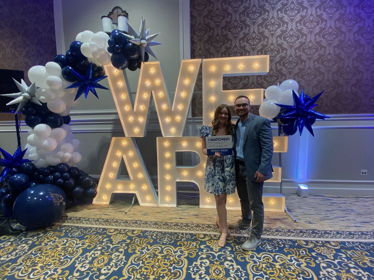 I MATCHED PM&amp;R AT UPMC!!!!!!!!!!💜💜💜💜💜 Incredibly grateful to all my mentors, family, and friends who helped me get here. Many thanks you’s to come💙💜💙