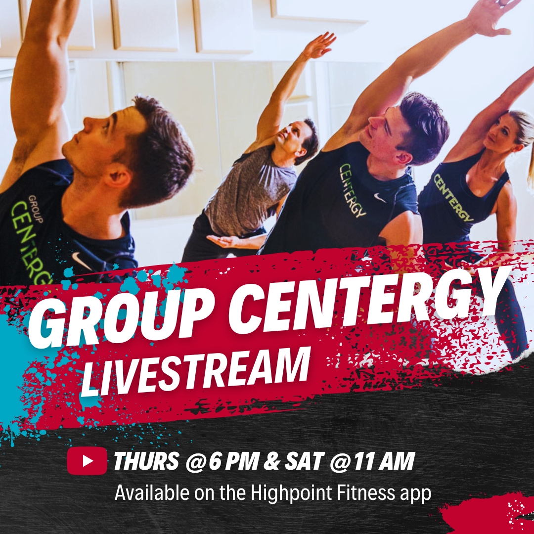 Highpointfitbp's tweet photo. Join our member livestream for our Group Centergy class tomorrow at 11am! All you need is our Highpoint Fitness app. Go to the Gym/News section to join. #highpointfitness #virtual #virtualclass #livestream #groupcentergy #fitness #class #workout #bethelpark #pittsburgh https://t.co/TkS0c1351f