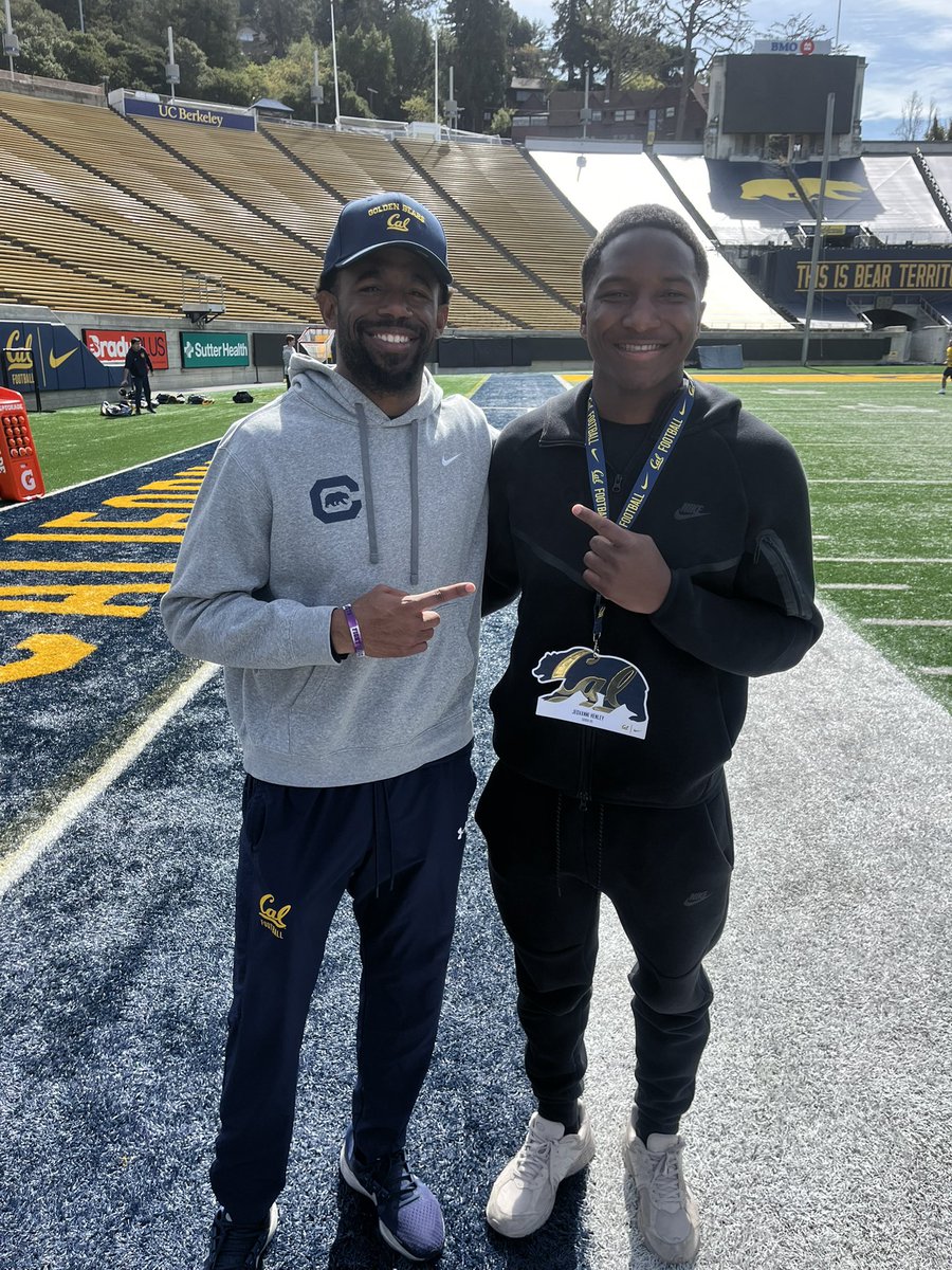 Jeovanni Henley (@jeovannihenley) on Twitter photo Had a great day at Cal football spring ball thank you coaches and staff!!!! <a href="/BenjiPalu_Cal/">Benji Palu</a> <a href="/CoachTB02/">Terrence Brown</a> <a href="/AllenBrown_4/">Coach AB</a> <a href="/si_one11/">Sione Ta'ufo'ou</a> <a href="/MWCherrington/">Marshall Cherrington</a> <a href="/BrandonHuffman/">Brandon Huffman</a> <a href="/ActivatedSP/">Activated Sports Performance</a> Had a great day at Cal football spring ball thank you coaches and staff!!!! <a href="/BenjiPalu_Cal/">Benji Palu</a> <a href="/CoachTB02/">Terrence Brown</a> <a href="/AllenBrown_4/">Coach AB</a> <a href="/si_one11/">Sione Ta'ufo'ou</a> <a href="/MWCherrington/">Marshall Cherrington</a> <a href="/BrandonHuffman/">Brandon Huffman</a> <a href="/ActivatedSP/">Activated Sports Performance</a>