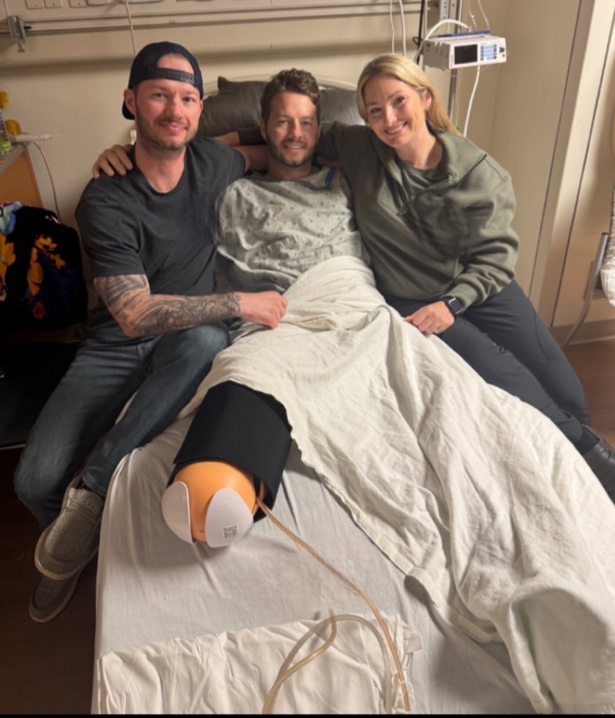 Brother and sister providing love, strength and prayers for injured <a href="/SLMPD/">St. Louis, MO Police</a> Officer Nathan Spiess, now beginning  his road to recovery after he was struck and nearly killed while trying to arrest a suspect on I-70 Monday (Permission from family to share photo) <a href="/FOX2now/">FOX2now</a>