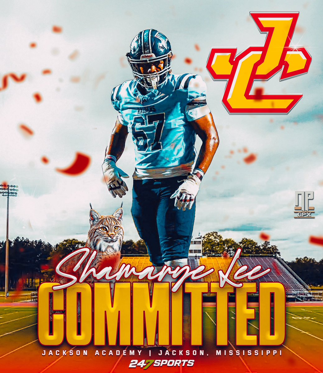 NPGPX Design (@nathanpurvis) on Twitter photo | COMMITTED |
Shamarye Lee (<a href="/shamaryelee67/">Shamarye Lee</a>), the class of 2025 offensive lineman from Jackson Academy (Jackson, MS), has committed to Jones College! | COMMITTED |
Shamarye Lee (<a href="/shamaryelee67/">Shamarye Lee</a>), the class of 2025 offensive lineman from Jackson Academy (Jackson, MS), has committed to Jones College!