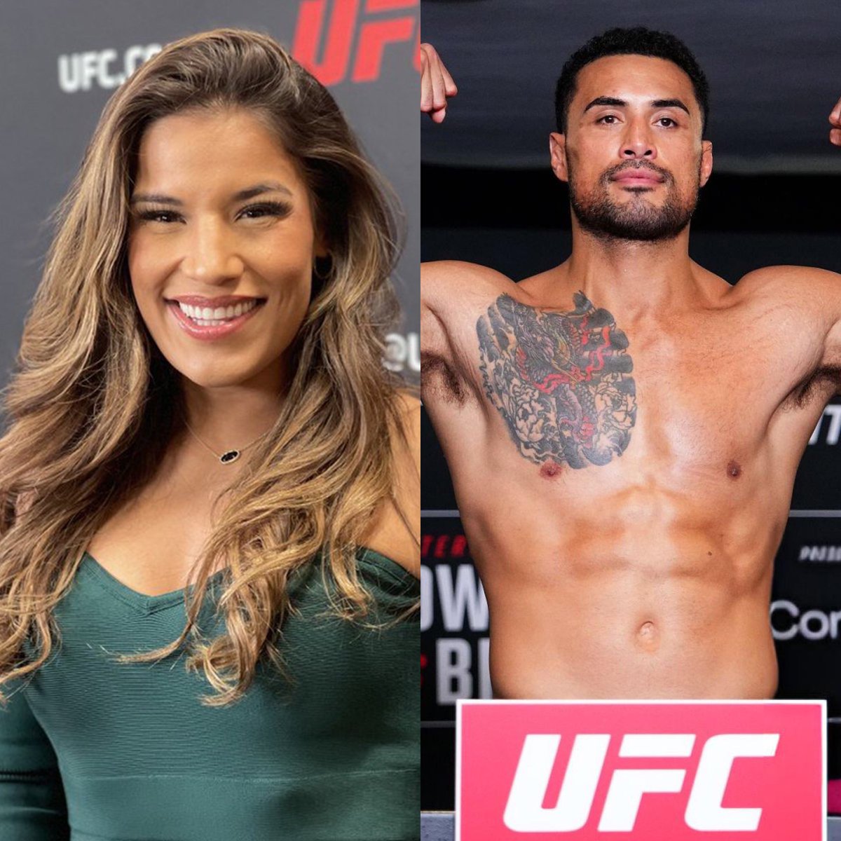 Home_of_Fight's tweet image. 💕🧔🏻‍♂️ Julianna Pena says that Carlos Ulberg is the hottest guy in the UFC, Nassourdine Imavov is cute too.

Says that in society people get treated better if they look better, via @OverDogsPodcast :

“At the end of the day, the UFC is running a business and everything goes down to