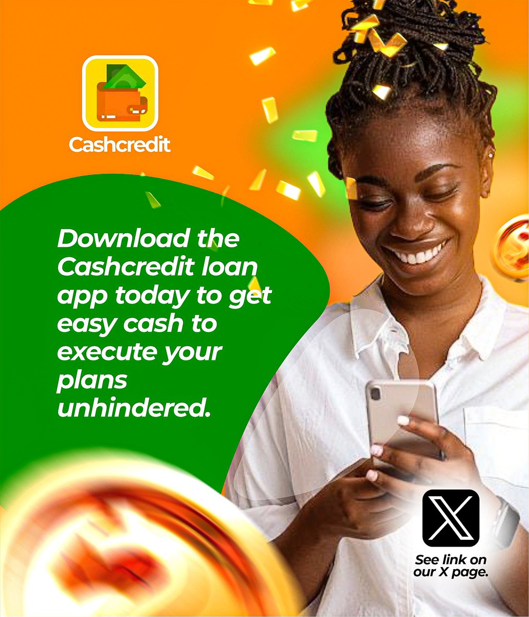 Cashcredit13's tweet photo. Download the  Cashcredit loan app today to get easy cash to execute your plans unhindered.
See link on our X page. https://t.co/kghN93bGfD
