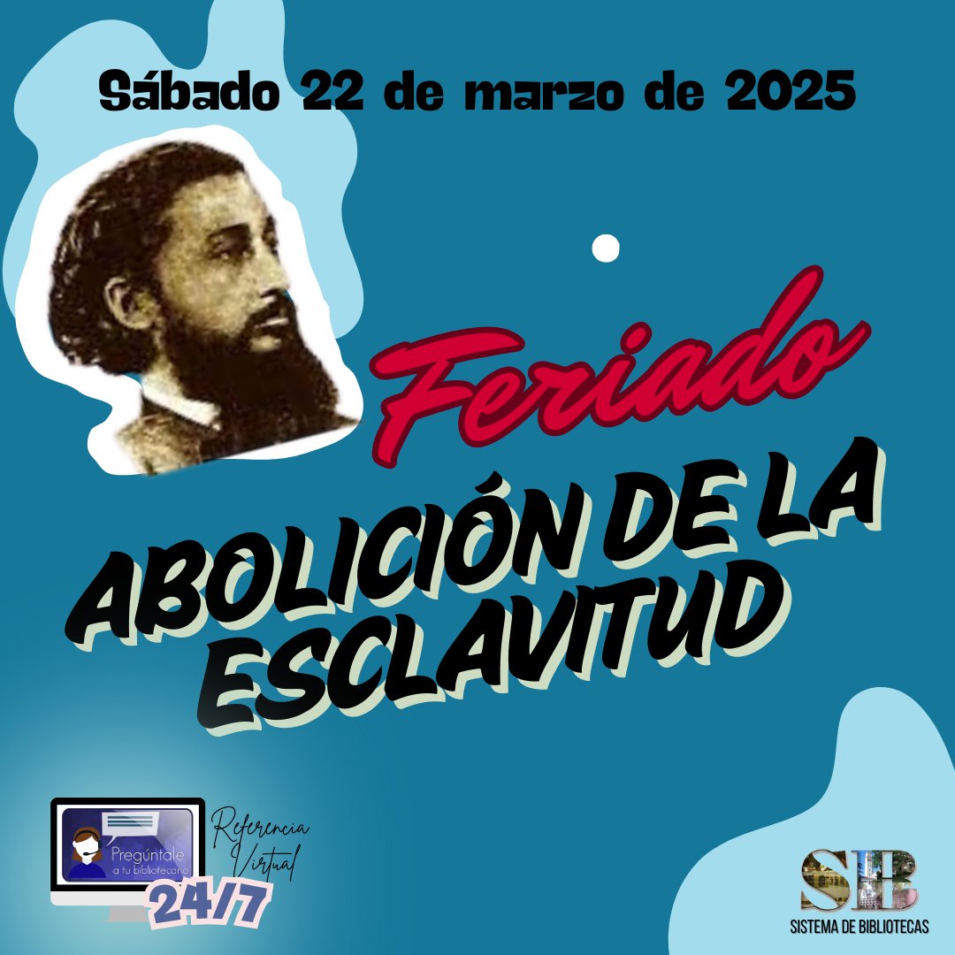 🤓Mañana las bibliotecas estarán cerradas porque es 🅵🅴🆁🅸🅰🅳🅾 
Recuerda que los 𝗿𝗲𝗰𝘂𝗿𝘀𝗼𝘀 𝗲𝗹𝗲𝗰𝘁𝗿ó𝗻𝗶𝗰𝗼𝘀 siempre están disponibles 👇
upr.edu/biblioteca-rrp/

Si tienes preguntas #ReferenciaVirtual 
👉 uprrp.libanswers.com
#sbuprrp #feriado