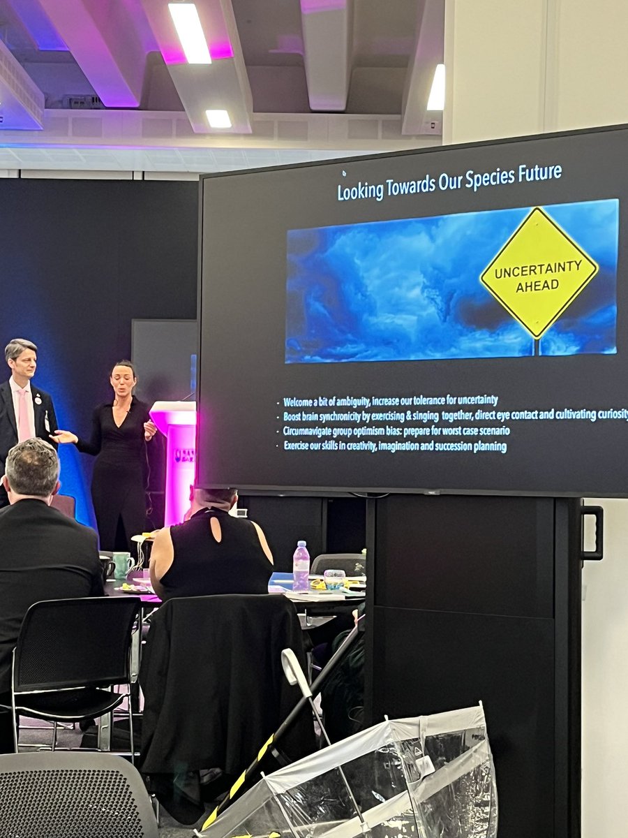 R Storey (@mrr_storey) on Twitter photo Really interesting presentation today delivered by <a href="/HanCritchlow/">Hannah Critchlow</a> about the neuroscience of joined up thinking 🧠. Really interesting presentation today delivered by <a href="/HanCritchlow/">Hannah Critchlow</a> about the neuroscience of joined up thinking 🧠.