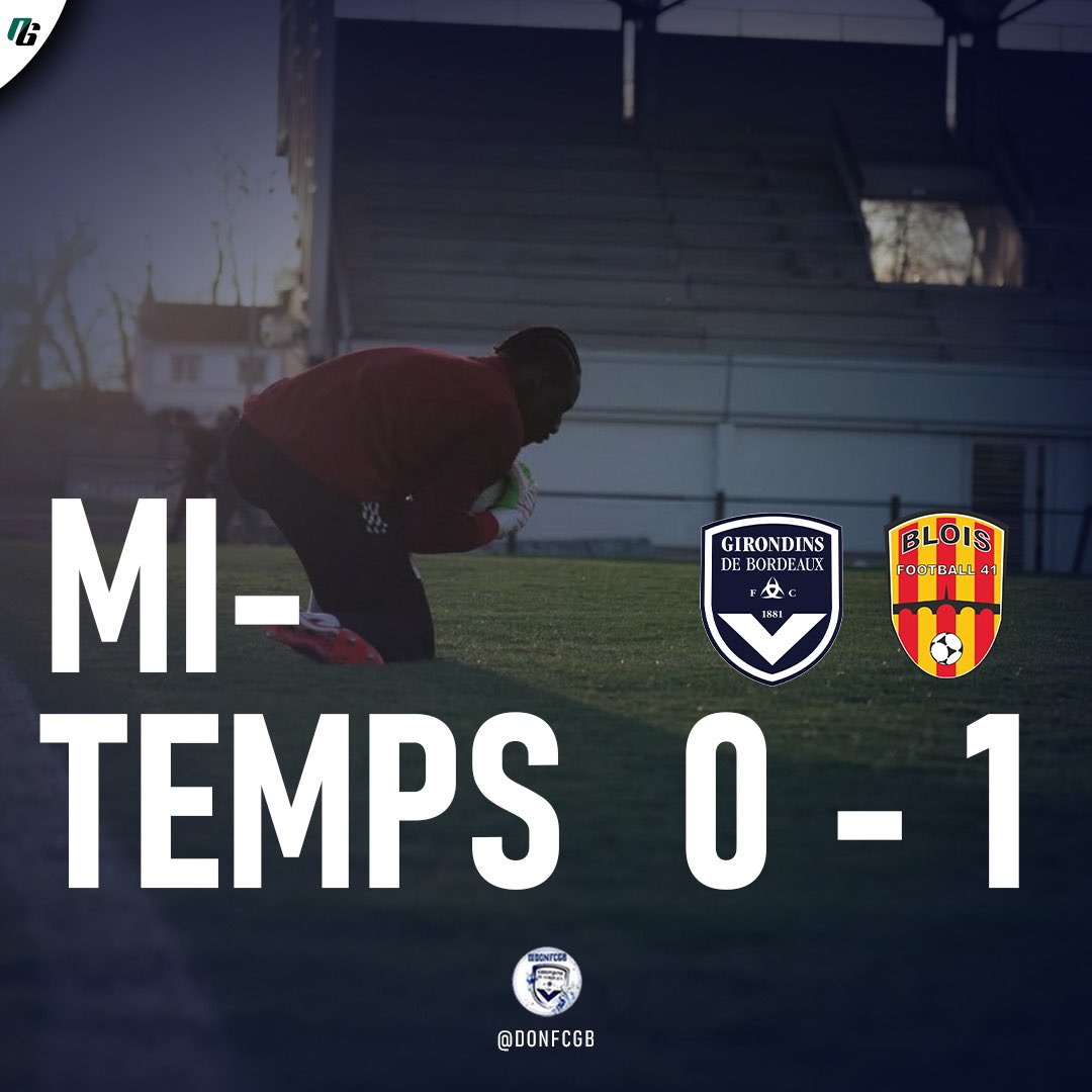 DonFcgb's tweet photo. 🚨 #National2 : 

🥤🏟️ C’est la mi-temps au 𝙎𝙩𝙖𝙙𝙚 𝙎𝙖𝙞𝙣𝙩𝙚-𝙂𝙚𝙧𝙢𝙖𝙞𝙣𝙚, où les #Girondins sont menés (0️⃣-1️⃣) par @BloisFootball41 ! 

👨‍🎨 : @surang110 

#FCGBBF41 https://t.co/hsUOWvKsnW