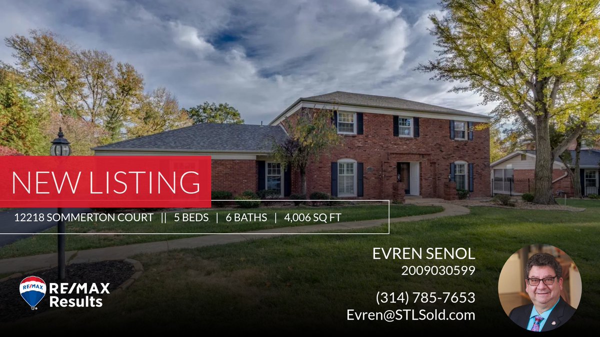 STLSOLD's tweet photo. 📍 New Listing 📍 Take a look at this fantastic new property that just hit the market located at 12218 Sommerton Court in Creve Coeur. Reach out here or at (314) 785-7653 for more information!

Listed by Zafer Syed

Consider it SOL... https://t.co/xNCoxeCPmK https://t.co/FVWtdBNzcj