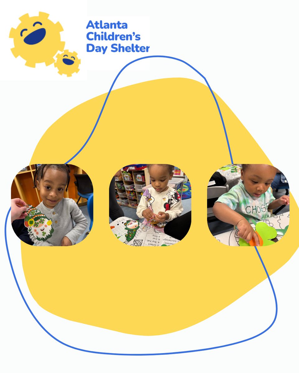 Atlanta Children's Day Shelter (@acsatl) on Twitter photo ☘️✨ We’re so grateful to <a href="/aTouchofGrace/">A Touch Of Grace</a> for bringing St. Patrick’s Day spirit to the Atlanta Children’s Day Shelter! A Touch of Grace supports women and children through various projects year-round. Check out the fun crafts made by the kiddos! ☘️✨ We’re so grateful to <a href="/aTouchofGrace/">A Touch Of Grace</a> for bringing St. Patrick’s Day spirit to the Atlanta Children’s Day Shelter! A Touch of Grace supports women and children through various projects year-round. Check out the fun crafts made by the kiddos!