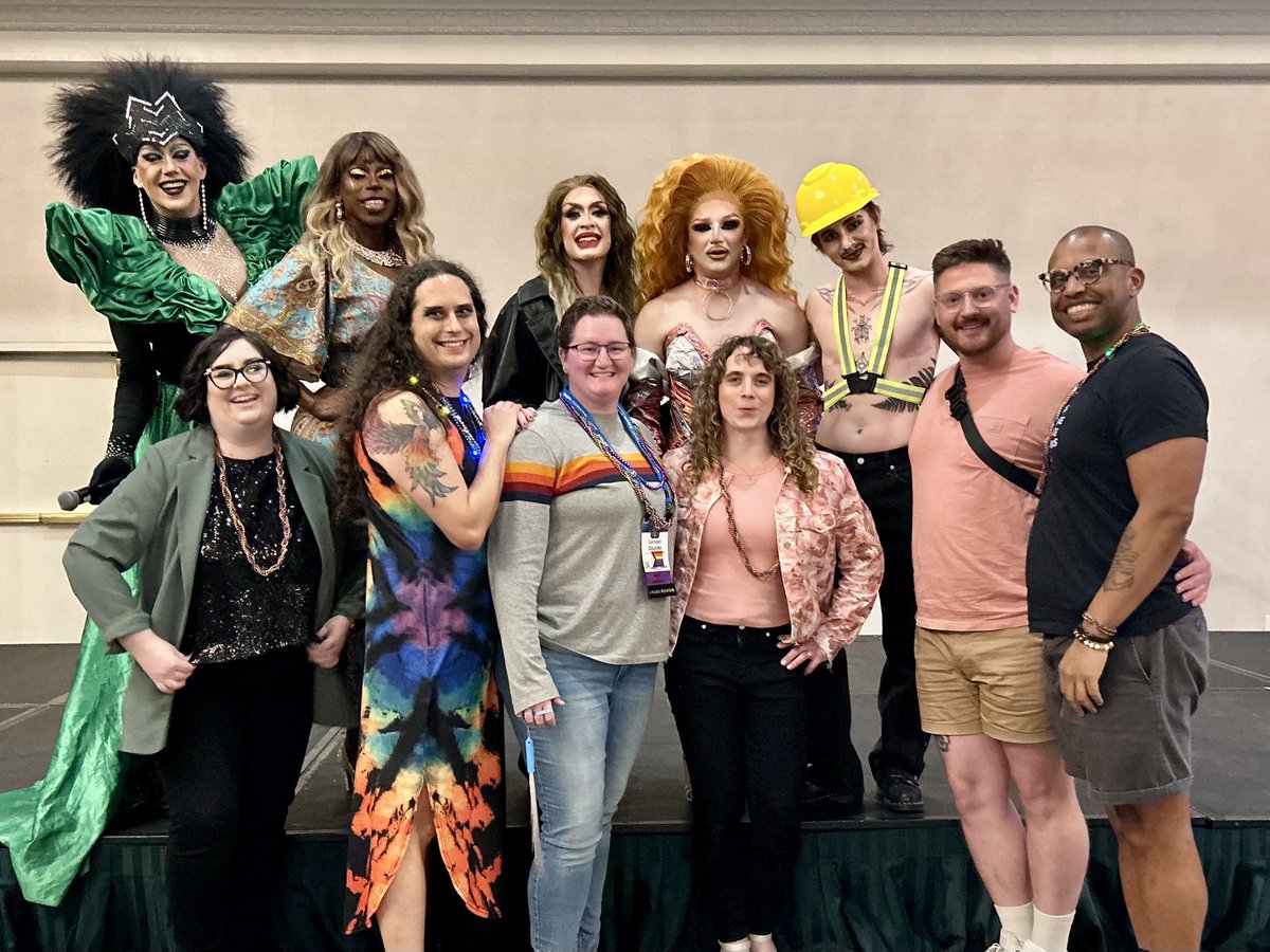 audrazona's tweet image. 🌈 Bringing #queerjoy to the 2025 @NASPAtweets conference has been a proud milestone in my higher ed journey! Grateful for the @naspaGSKC & local NOLA drag community!
✨Celebrating the art of drag, which is a powerful form of self-expression and resistance. #NASPA2025