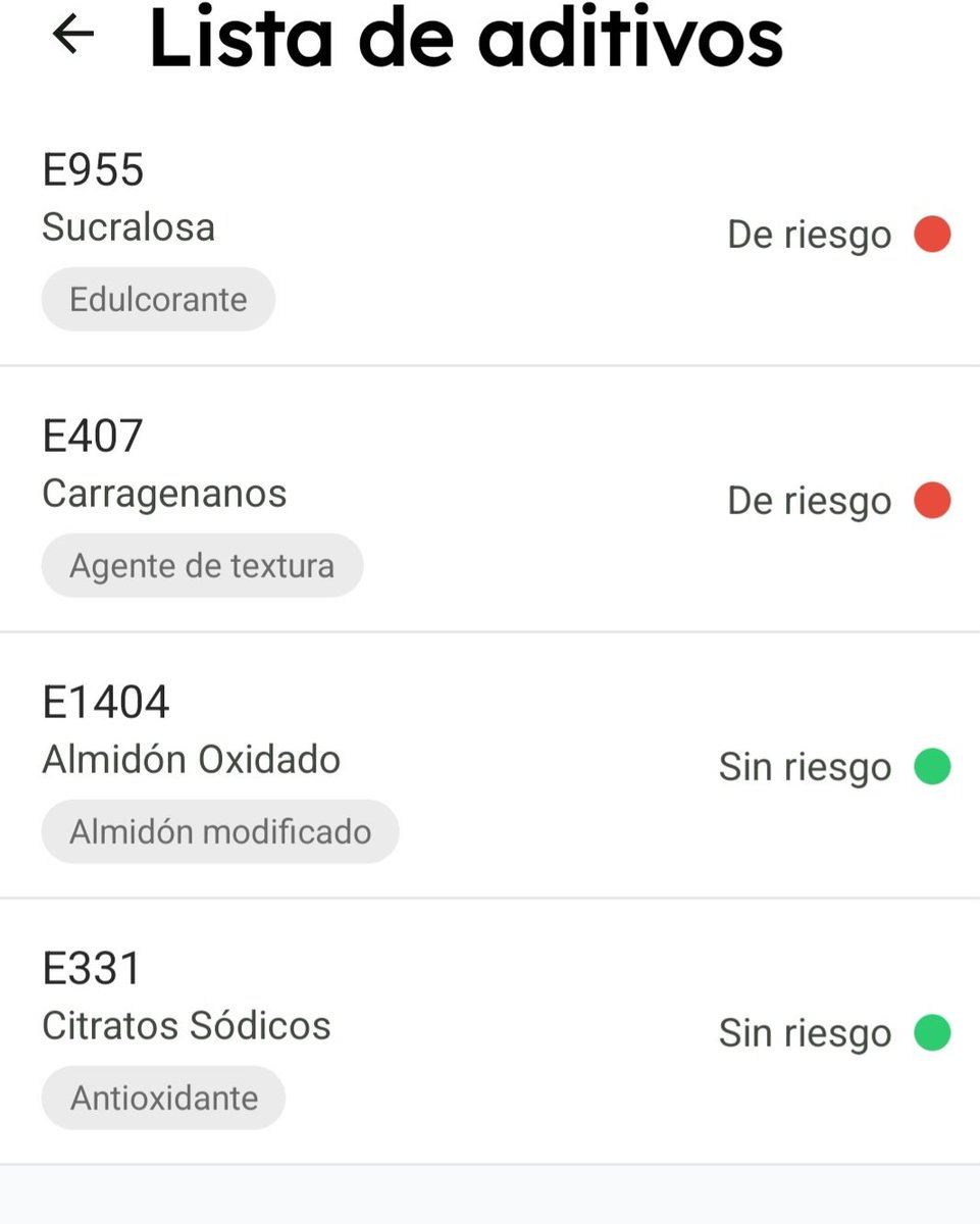 Josean Alarcon (@josalar13) on Twitter photo CUIDADO con el NUTRI-SCORE‼️:
🔻NO incluye aditivos de Riesgo‼️‼️
<a href="/preventiva_SEC/">Cardiología Preventiva</a>
<a href="/cuidarcorazon/">FEC Corazón</a>
<a href="/SociedadSeedo/">Seedo</a>
<a href="/FreseniusKabiNC/">Fresenius Kabi Nutrición Clínica</a>
<a href="/sanidadgob/">Ministerio de Sanidad</a> CUIDADO con el NUTRI-SCORE‼️:
🔻NO incluye aditivos de Riesgo‼️‼️
<a href="/preventiva_SEC/">Cardiología Preventiva</a>
<a href="/cuidarcorazon/">FEC Corazón</a>
<a href="/SociedadSeedo/">Seedo</a>
<a href="/FreseniusKabiNC/">Fresenius Kabi Nutrición Clínica</a>
<a href="/sanidadgob/">Ministerio de Sanidad</a>