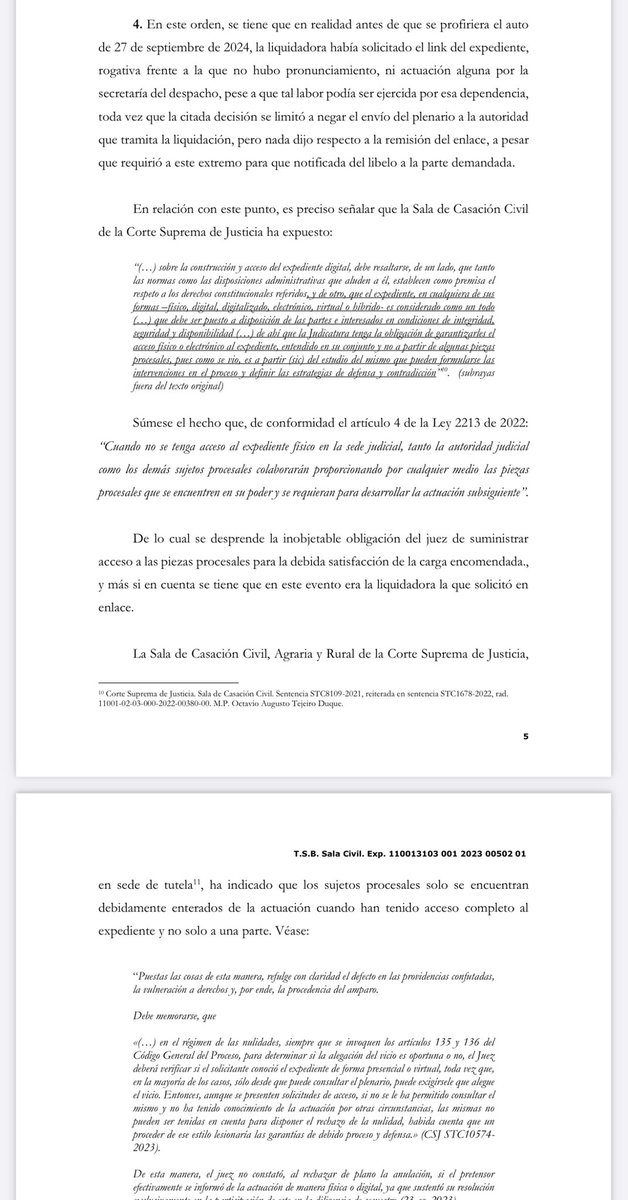 jairoparrac's tweet photo. NO ACCESO AL EXPEDIENTE COMPLETO. DESCONOCIMIENTO DERECHO DE DEFENSA. TSB: —⬇️⬇️— https://t.co/v3Pazc4xQd