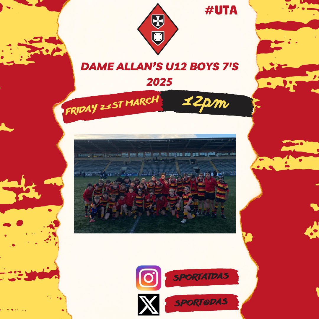 Rugby 🏉 | Congratulations to our U12 rugby players for winning the Dame Allan’s Cup 🏆. Thanks to <a href="/PATKingsSchool/">The King's School</a> for a tough final, and to <a href="/SportatDAS/">SPORT@DAS</a> for hosting. Well done! #AimHigh #RespectAll