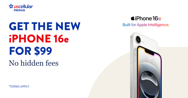 EUscellular's tweet photo. All the perks without the hidden fees. Get the new iPhone 16e for $99 and enjoy our 5G network today. Terms apply. #usccemp https://t.co/H9Mk5LIg88 https://t.co/krtaE4ArUM
