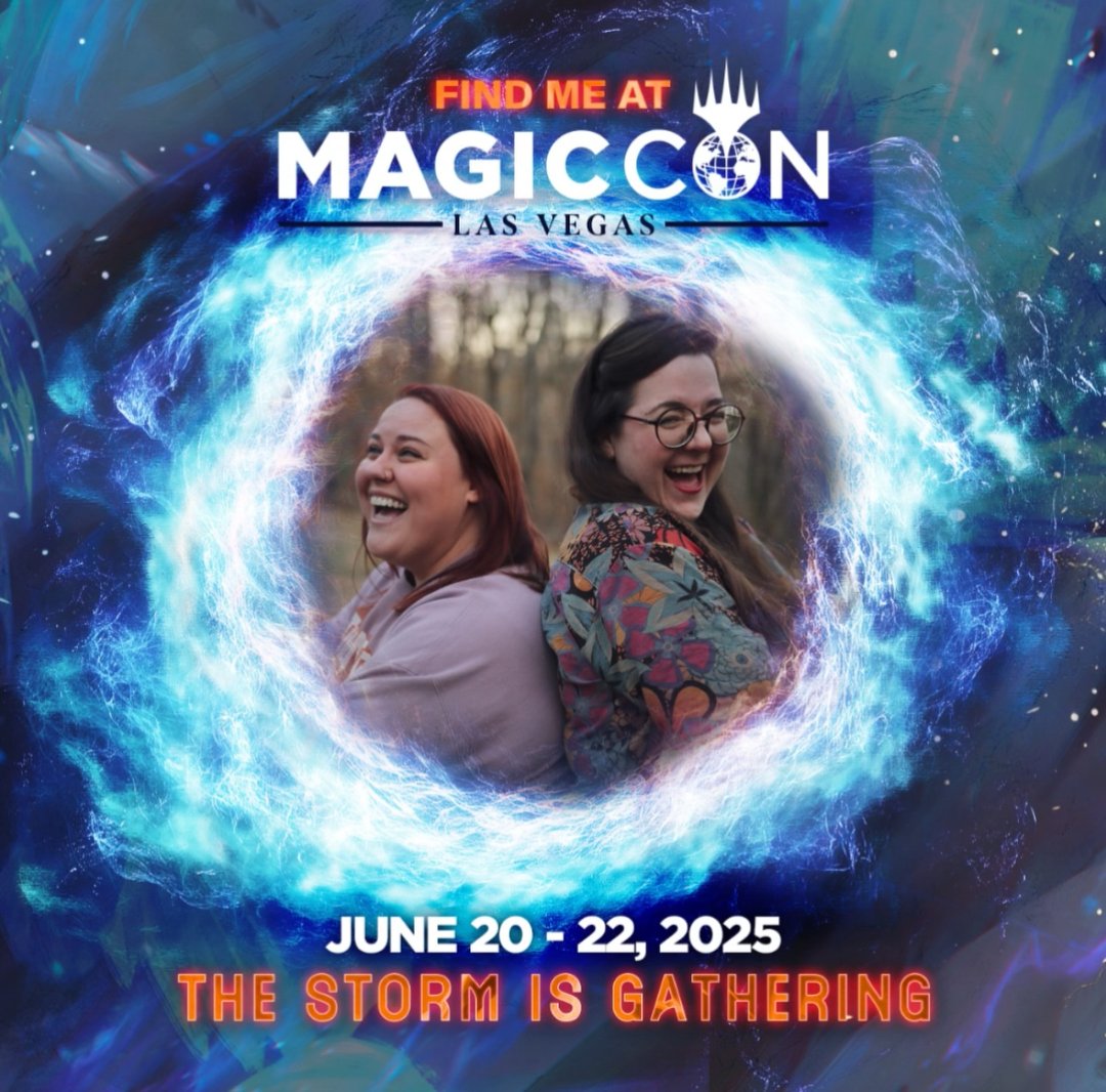 GirlPodMTG ✨➡️ Bluesky (@girlpodmtg) on Twitter photo THE GIRLS WILL BE PODDING IN VEGASSSSS!
Earlybird tickets are on sale RIGHT NOW so snag yours with this link:
mtg.social/MCVegasTixCrea…
Thank you so much to Diana and <a href="/wizards_magic/">Magic: The Gathering</a> for this wonderful opportunity!
We can't wait to see y'all in June 💙✨💜 THE GIRLS WILL BE PODDING IN VEGASSSSS!
Earlybird tickets are on sale RIGHT NOW so snag yours with this link:
mtg.social/MCVegasTixCrea…
Thank you so much to Diana and <a href="/wizards_magic/">Magic: The Gathering</a> for this wonderful opportunity!
We can't wait to see y'all in June 💙✨💜