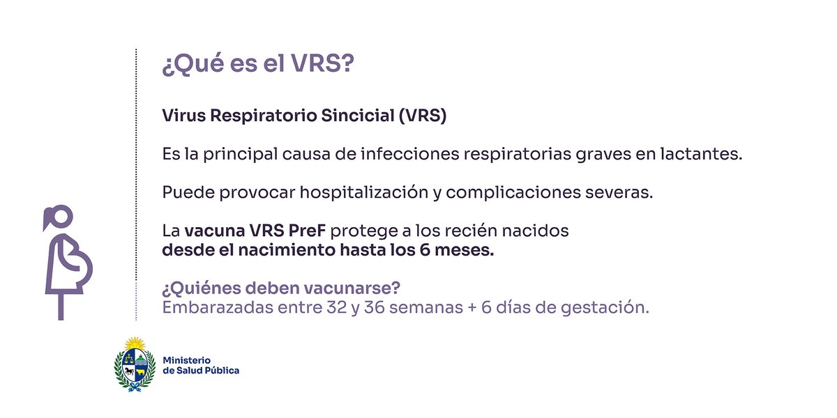 El Virus Respiratorio Sincicial (VRS) es la principal causa de infecciones respiratorias graves en bebés menores de 6 meses. Puede provocar hospitalización y complicaciones severas. 

La vacuna VRS PreF protege a los recién nacidos hasta los 6 meses de vida.