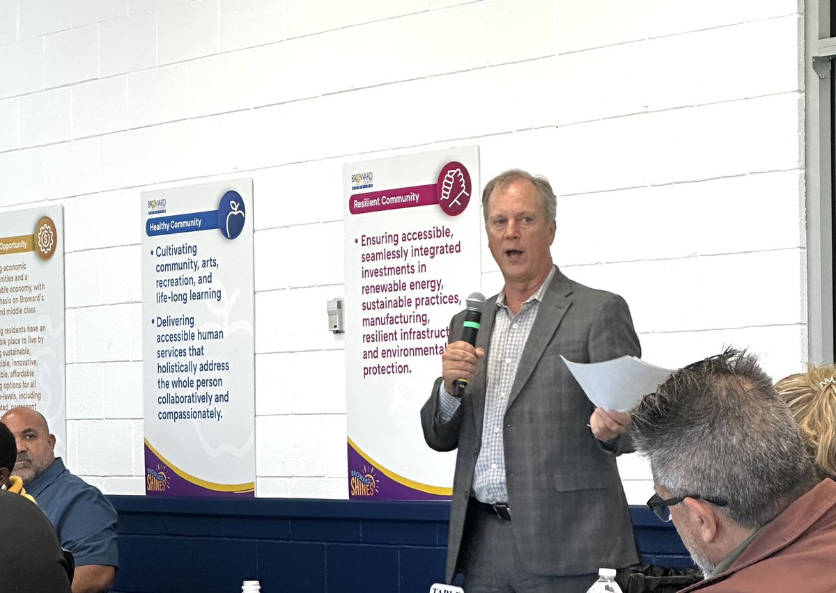 Broward Commissioners at County Retreat to set priorities over the next 3-5 years.  Mayor <a href="/beamfurr/">Beam</a> talked about commuter rail and desire to reach agreement with Fort Lauderdale.  Mentioned importance of biosolids management and associated costs of waste management.