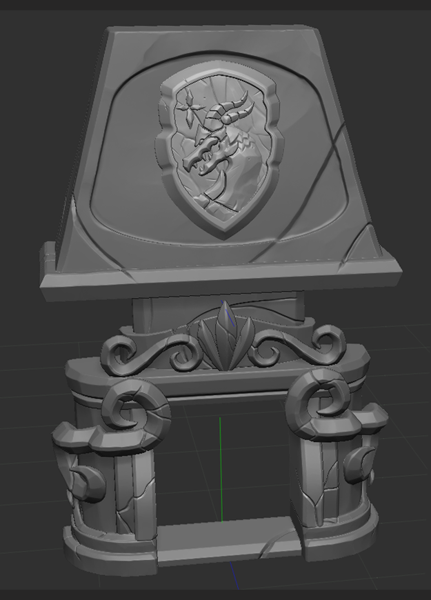 AeterosH's tweet photo. Just finished making a fireplace for the scene. 😴💤💤Previously I made a shield with a dragon head for this fireplace. I really hope to finish it soon.🤩
#3dartwork #3dart #gamedevelopment #blender3d #zbrush #gameart #indiegames #environnement #gamedev https://t.co/9cfPvNTOm3