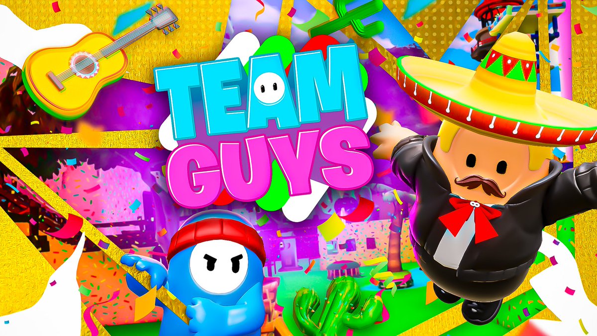 _itsThom_'s tweet image. I really liked how this Fall Guys Thumbnail Turned Out! 🔍The theme of it was a Mexican map... 🤠
What do you think? DM's Open for commisions 🔥
#Fortnite #Fallguys #FortniteArt #Thumbnails