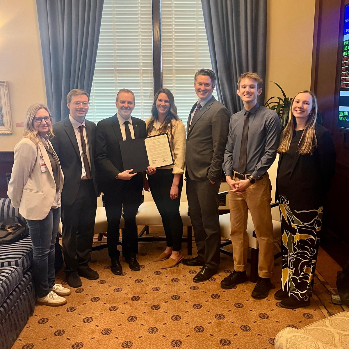 The Utah legislature has officially recognized the Healthy Utah Policy Group!

We want to thank Rep <a href="/AnthonyLoubetUT/">Anthony Loubet 🇺🇲 #Utah House Candidate</a>  and Sen <a href="/LincolnFillmore/">Lincoln Fillmore</a> for supporting and recognizing our work.