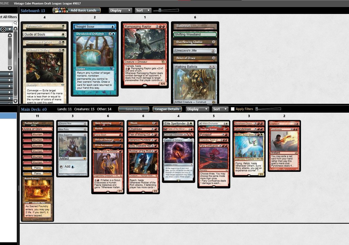 Two Vintage Cube drafts, two 3-0s 🏆🏆