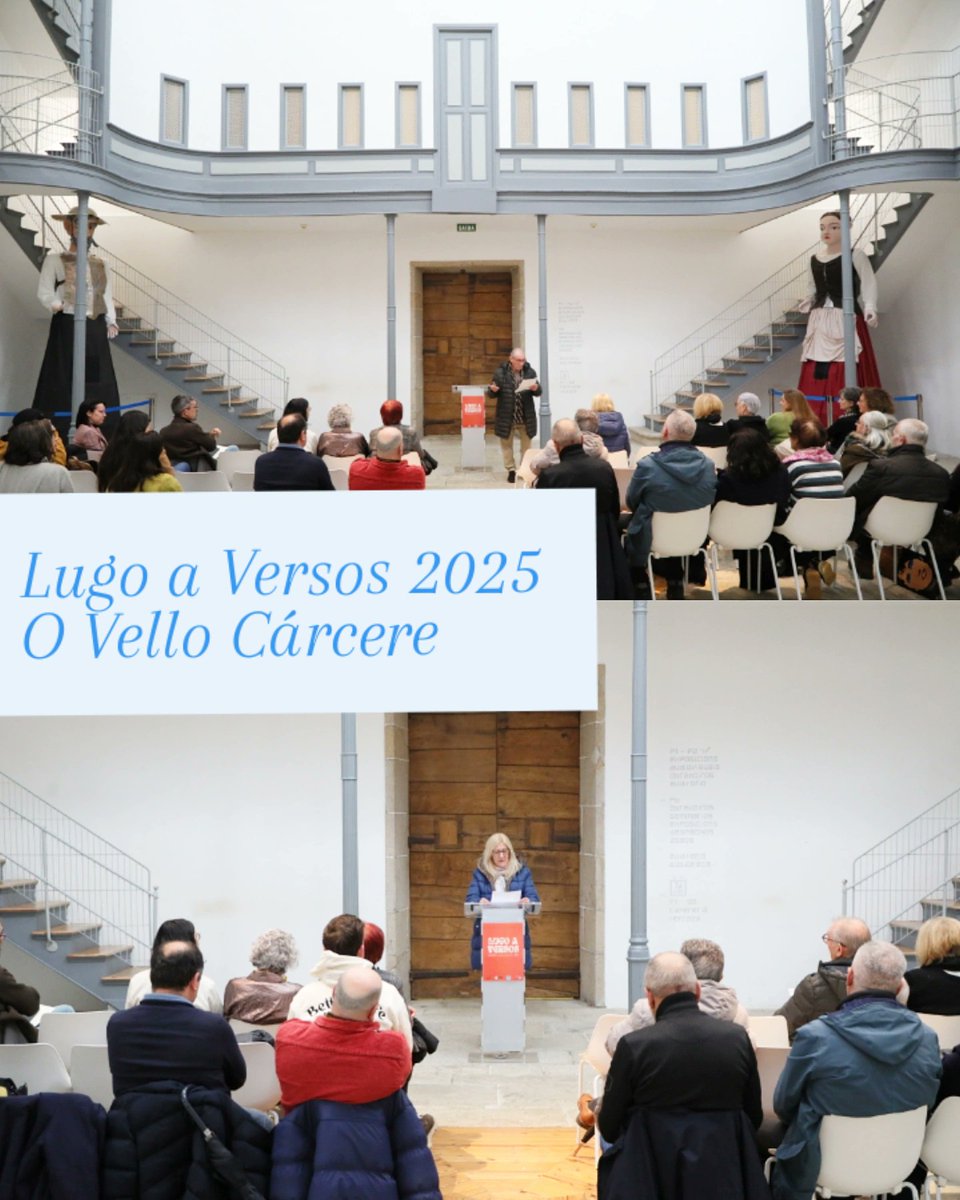 Cultura Turismo Lugo (@lugoturismo) on Twitter photo Nova edición do Lugo a Versos, fantástica iniciativa para celebrar o Día Mundial da Poesía en <a href="/o_vello_carcere/">O Vello Cárcere</a>
#Lugo Nova edición do Lugo a Versos, fantástica iniciativa para celebrar o Día Mundial da Poesía en <a href="/o_vello_carcere/">O Vello Cárcere</a>
#Lugo