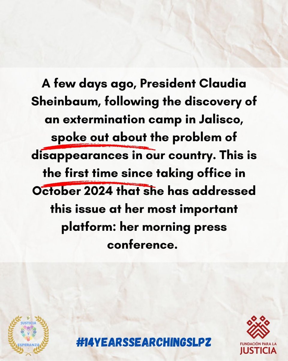 FJEDD_En's tweet photo. @ONUmigration @UN @UNHumanRights @UNMigNetwork @WomenMigration 🔗 Read the full statement: https://t.co/30A5AVtGLs

#14YearsSearchingSLPz https://t.co/ZJegEK5DSu