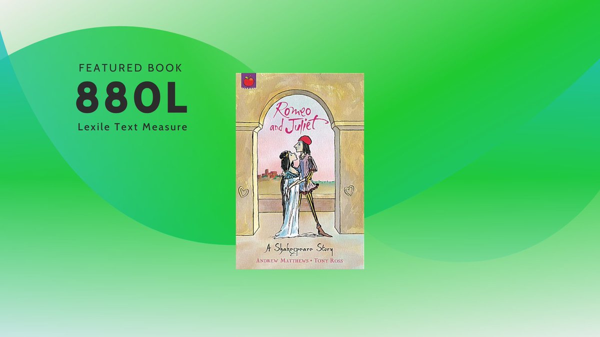 📖🎭 It's #ShakespeareWeek! This week's featured book is Romeo and Juliet (880L) by William Shakespeare. Explore timeless tales &amp; more using our #FindABook tool on the Lexile &amp; Quantile Hub. Find reading lists that match your child's reading level and love for classic literature!