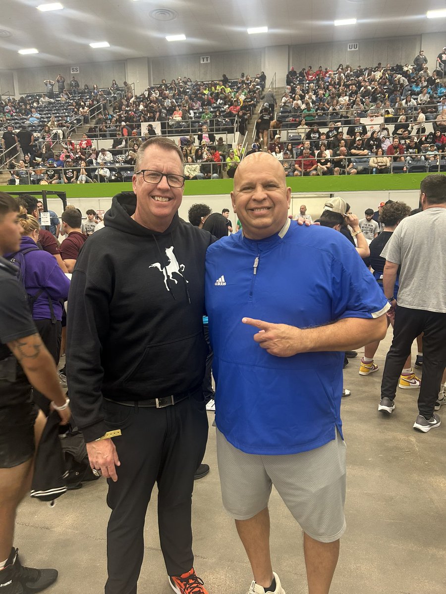 JaimeBoswell2's tweet photo. Great day supporting @AndrewsMustangs Mustang Powerlifting at State and great seeing so many colleagues as well as former players who are now incredible Coaches! @CoachBoOchoa and I go way back to @Mathis_ISD where are you @Racosta526 lol. @THSCAcoaches connects, leads &amp; uplifts! https://t.co/EdLR8Hgv4J