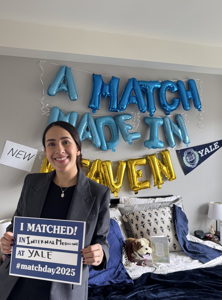 Juliana Pérez Pinzón, MD (@julianaperezp25) on Twitter photo Los sueños sí se cumplen! 💙👩🏽⚕️🫀
If someone had told me five years ago when I started this journey that I would match at my #1 choice at Yale I wouldn’t have believed them!
Couldn’t be more grateful for everyone who supported us during this time. Lucky me!🍀 <a href="/AgustinPerez97/">Agustín Pérez Londoño, MD</a> Los sueños sí se cumplen! 💙👩🏽⚕️🫀
If someone had told me five years ago when I started this journey that I would match at my #1 choice at Yale I wouldn’t have believed them!
Couldn’t be more grateful for everyone who supported us during this time. Lucky me!🍀 <a href="/AgustinPerez97/">Agustín Pérez Londoño, MD</a>