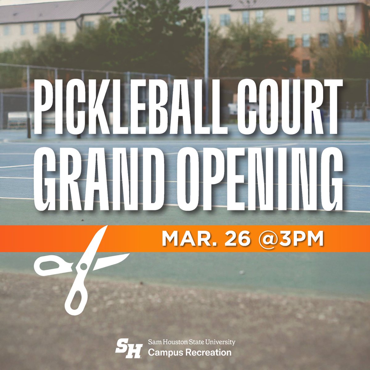 We are so happy to announce the grand opening of our new Pickleball Courts! 🥳 🎉  Join us for the ribbon cutting ceremony and come play!🧡
📅 Wednesday, March 26 at 3PM 

#youbelongattherec #pickleball #newforyou #grandopening