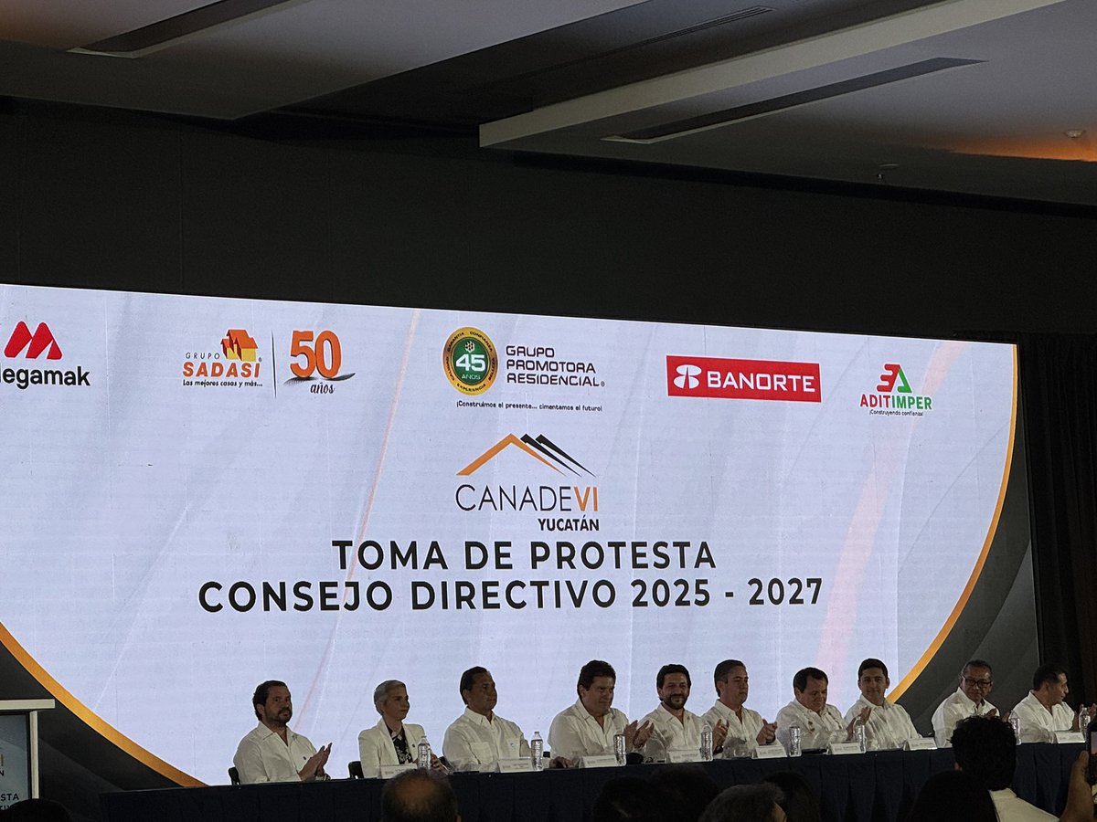 mikel__angelo's tweet photo. Toma de protesta CANADEVI Yucatán 25-27 https://t.co/wAczvCQgAK