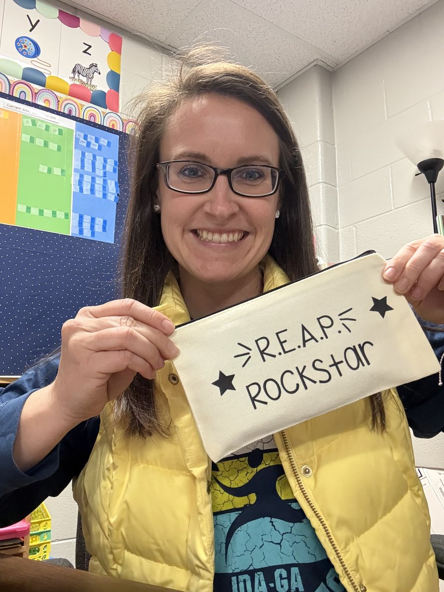 Thank you <a href="/ReadforAllPeopl/">Reading is Essential</a> for choosing me as a REAP Rockstar! What a great surprise to finish out the week!