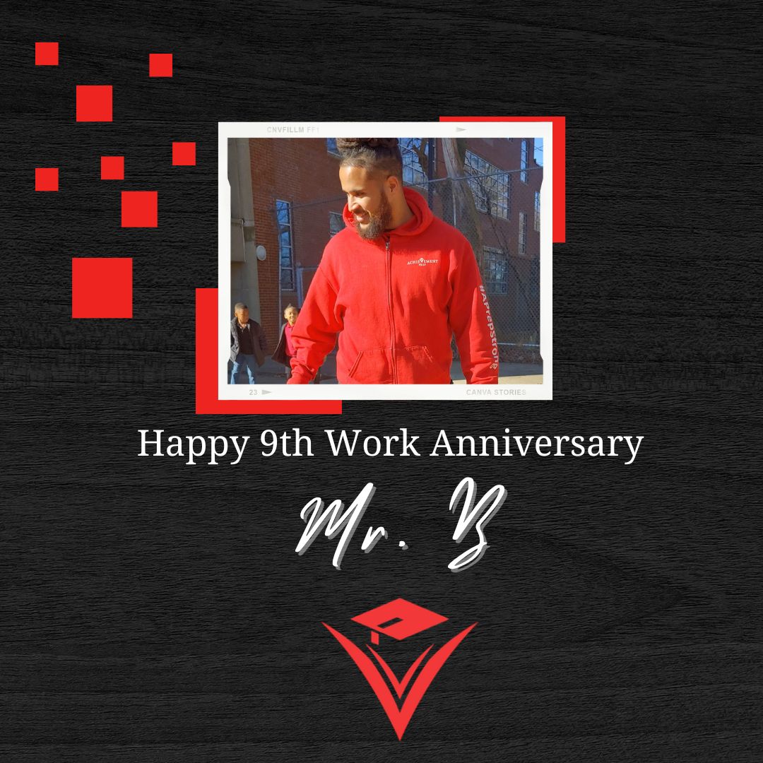 "Happy Work Anniversary, Mr. B! 🎉 Thank you for your hard work and dedication—here’s to another great year! 👏🎊"