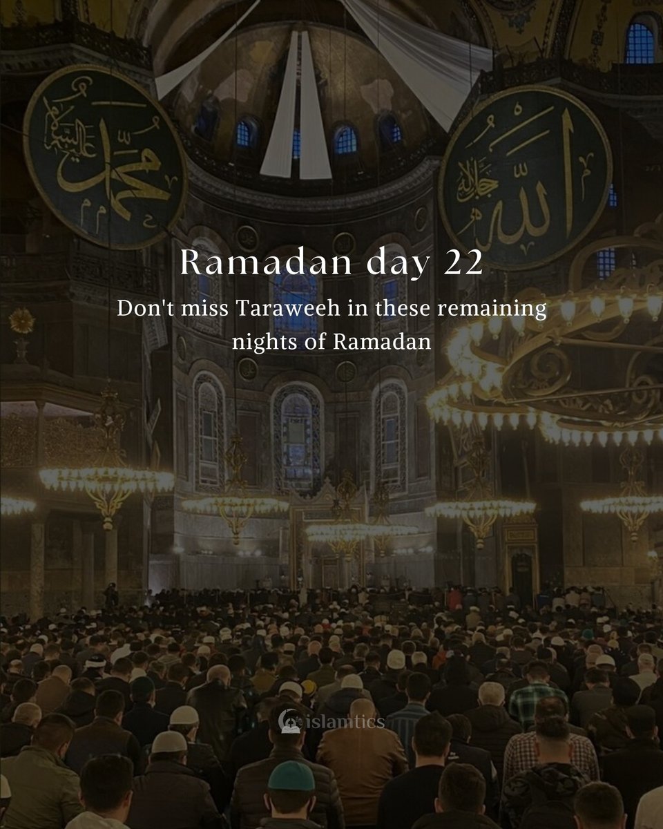 islamtics's tweet image. Don&apos;t miss #Taraweeh in these remaining nights of #Ramadan #RamadanMubarak