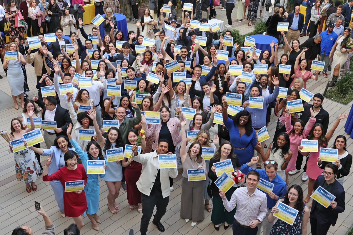 David Geffen School of Medicine at UCLA (@dgsomucla) on Twitter photo Happy #MatchDay2025! 🎉💙💛
Read more at <a href="/UCLAHealth/">UCLA Health</a>: uclahs.fyi/4kKy8gX Happy #MatchDay2025! 🎉💙💛
Read more at <a href="/UCLAHealth/">UCLA Health</a>: uclahs.fyi/4kKy8gX