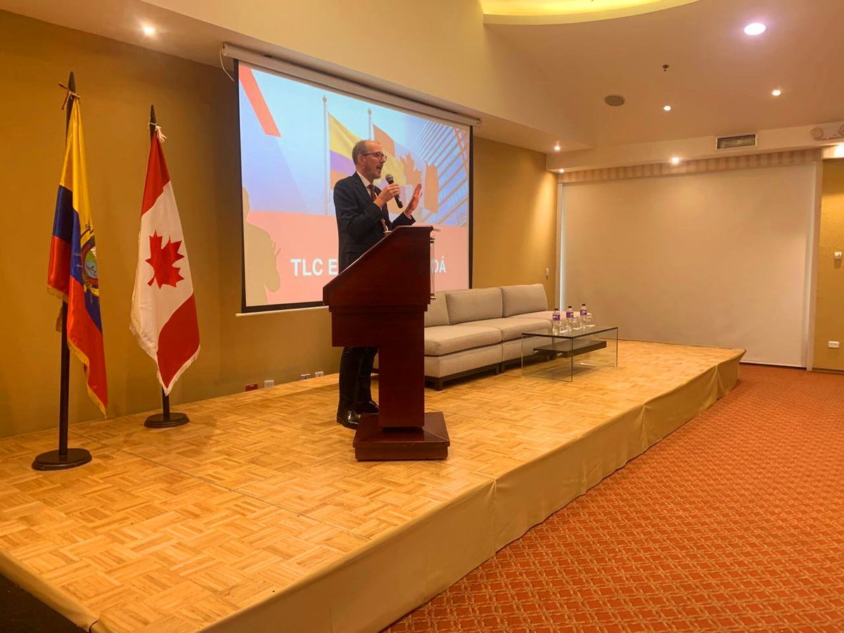 dlegarda's tweet photo. 🔹🎤 En el evento organizado por la Cámara Ecuatoriano Canadiense-Guayaquil en Quito, analizamos las oportunidades que el TLC Ecuador-Canadá 🌎 traerá para el sector empresarial. 

#ComercioExterior #Exportconsulting #TLCEcuadorCanadá https://t.co/TBGnYRZEhH