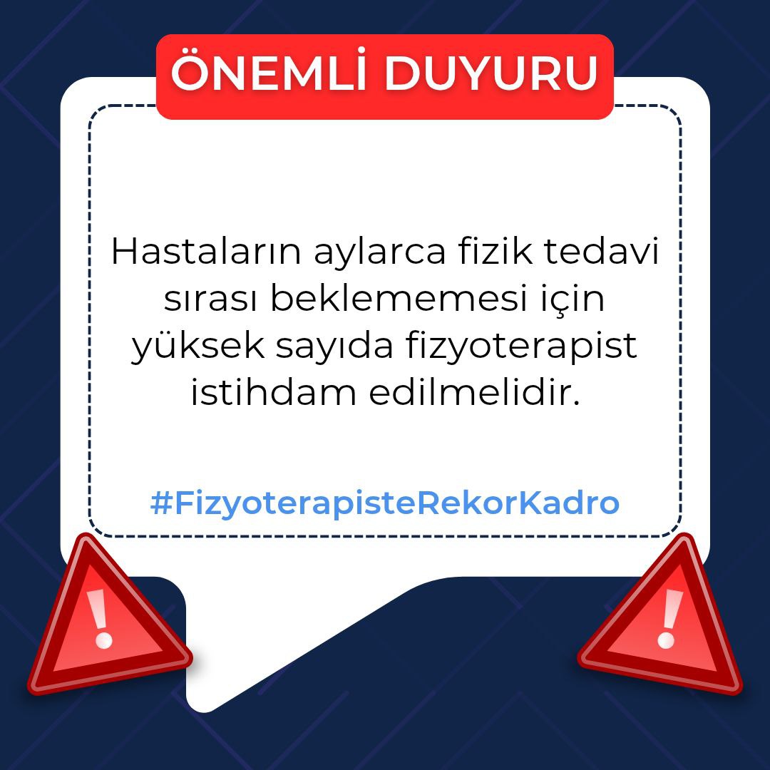 luca (@lucaderler) on Twitter photo Erken dönemde uygulanan fizyoterapi ve rehabilitasyon süreci, daha kapsamlı ve maliyetli tedavi süreçlerine alternatif olarak sağlık harcamalarını azaltır.
<a href="/drmemisoglu/">Prof. Dr. Kemal Memişoğlu</a>
<a href="/saglikbakanligi/">T.C. Sağlık Bakanlığı</a>
#FizyoterapisteRekorKadro Erken dönemde uygulanan fizyoterapi ve rehabilitasyon süreci, daha kapsamlı ve maliyetli tedavi süreçlerine alternatif olarak sağlık harcamalarını azaltır.
<a href="/drmemisoglu/">Prof. Dr. Kemal Memişoğlu</a>
<a href="/saglikbakanligi/">T.C. Sağlık Bakanlığı</a>
#FizyoterapisteRekorKadro
