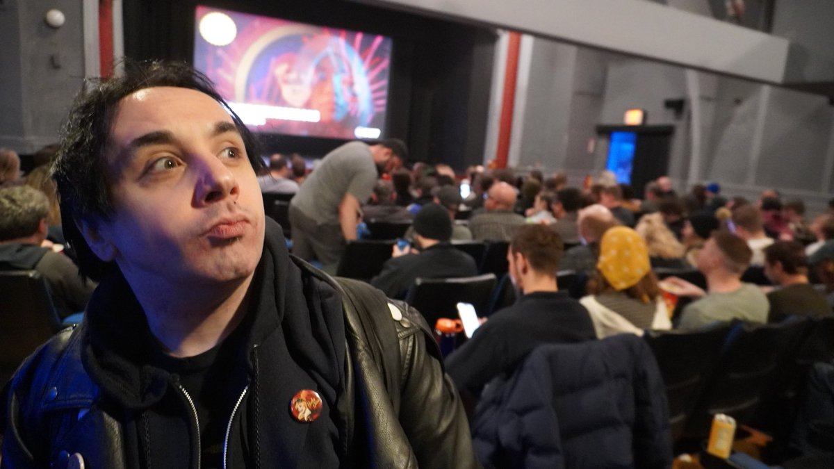 Looking to a brighter tomorrow… or this afternoon. See my and <a href="/DL_Polonsky/">DL Polonsky</a>’s floating heads swing in to tell you shut your phones off in a #ExperimentallyILL PSA I shot and cut - before The Dunwich Horrors today 3/21/25 at 5PM EST at @BosUnderground at <a href="/BrattleTheatre/">Brattle Theatre</a> #BUFF25