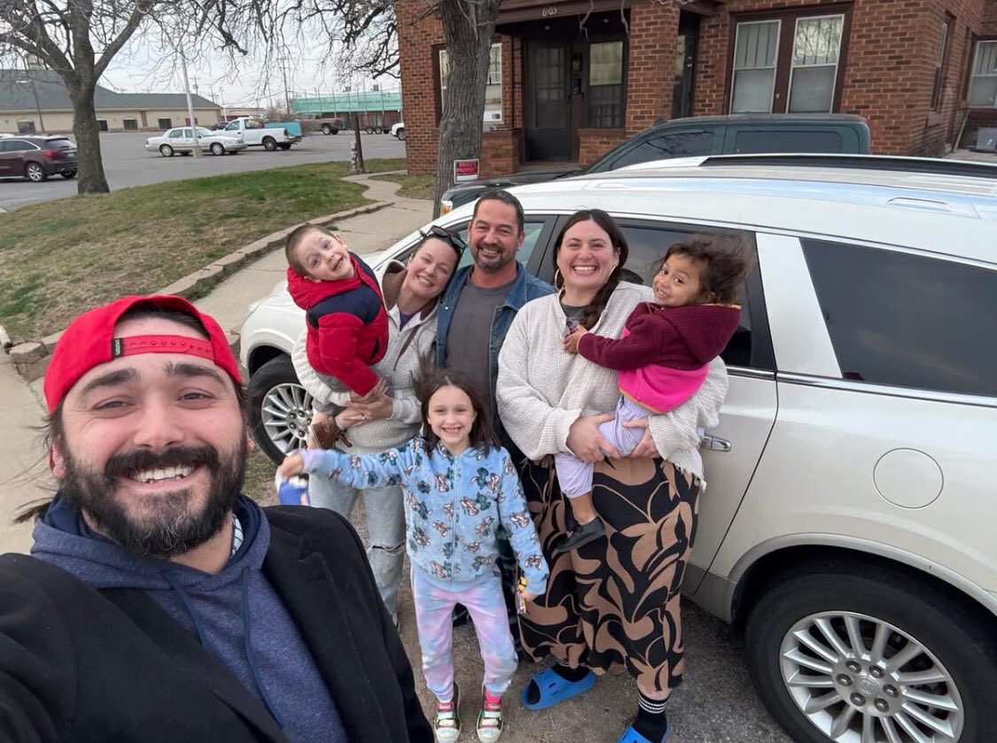 mcgfoundorg's tweet photo. CAR GIVEAWAY
It was a fun night to be able to pay forward this Buick Enclave to Tom from Alpha at church.
Our thanks to Alex &amp; Rachel Bolerjack and Chris McGrady for presenting.

A big THANK YOU to Tom O’Bannon for providing the vehicle from his father Mel’s estate! https://t.co/VJJkLSZyoh