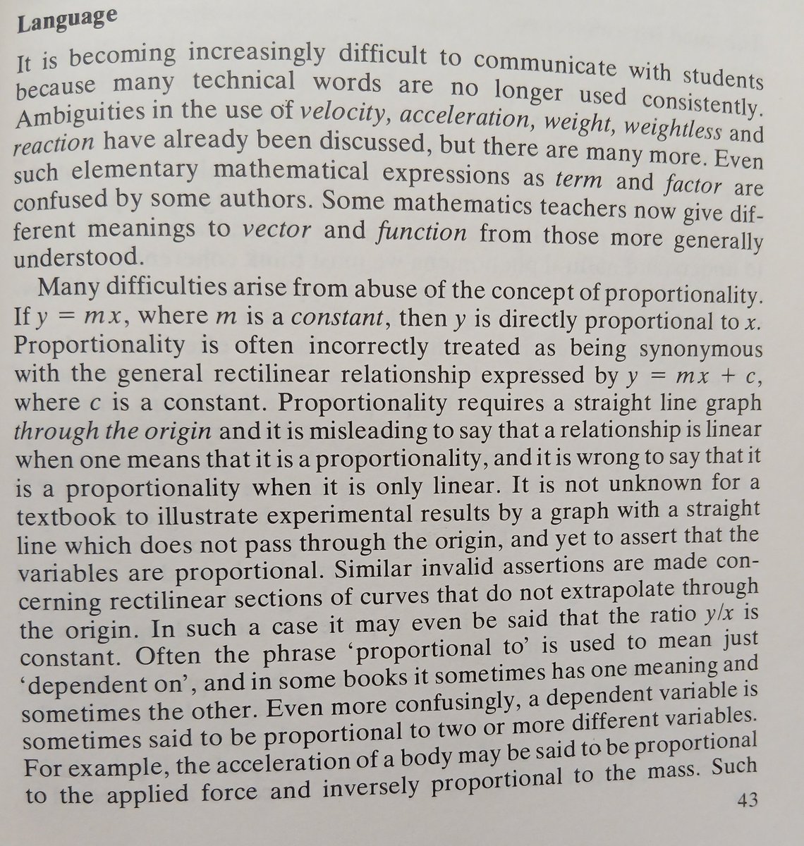 Hookean1's tweet image. It was reassuring to read that JW Warren had also spotted the error of using proportional and directly proportional to mean different things.