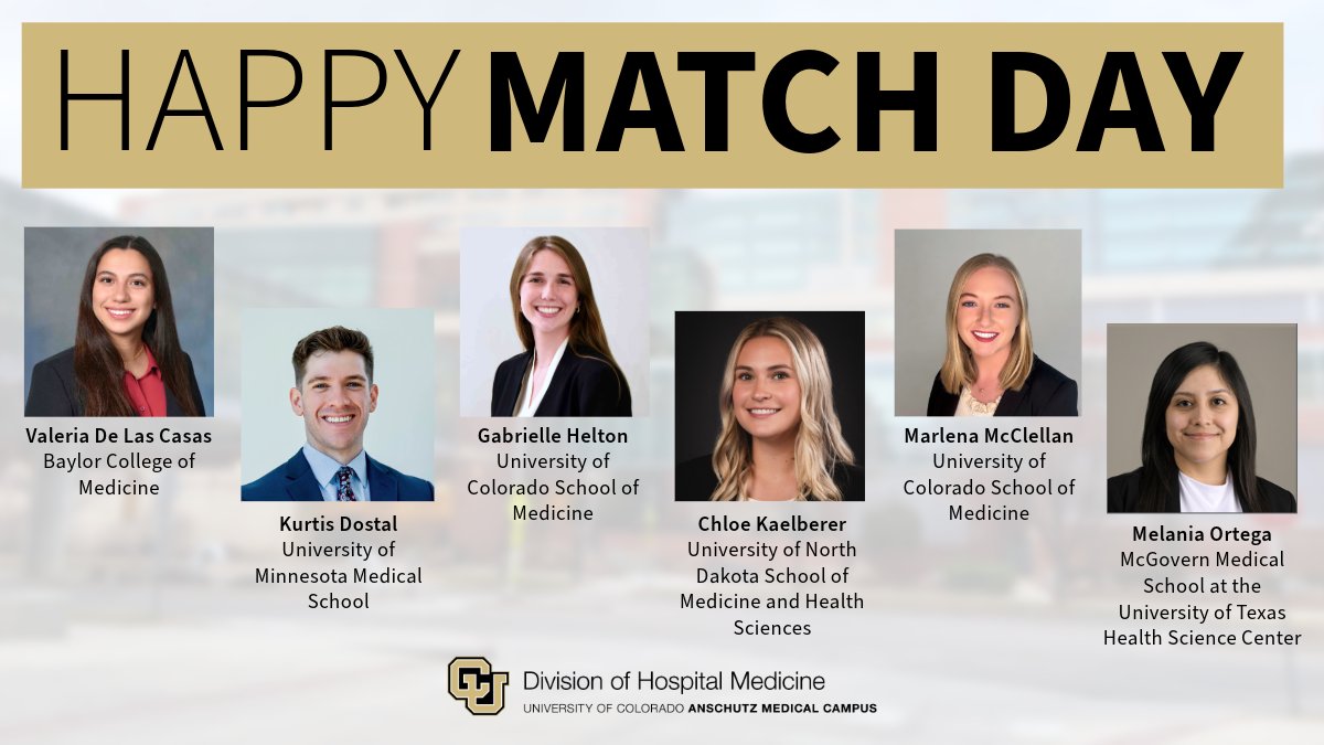 We’re thrilled to welcome the incredible individuals who matched into our Hospitalist Track. Your journey in hospital medicine starts here, and we can’t wait to see the impact you’ll make. Welcome to the team! 🏥✨ 

#MatchDay2025 #FutureHospitalists #CUDHM