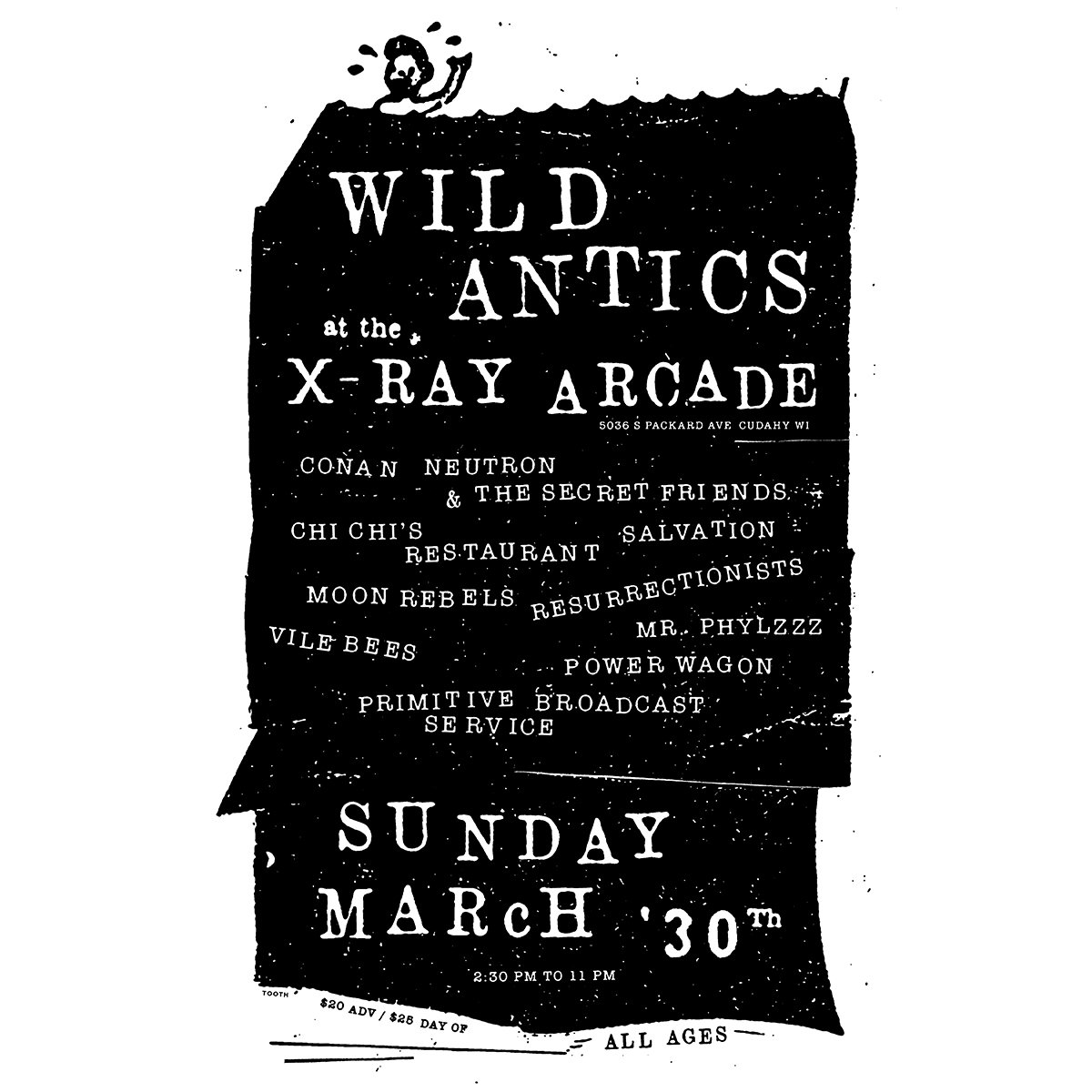 Primitive Broadcast Service (@primitivebroad1) on Twitter photo Next Show for you is at <a href="/xrayarcade/">The Very Famous X-Ray Arcade</a> on Sunday 03/30. Salvation (Chi.) Is not a band to miss, neither is Mr. Phylzzz 🪰🪰🪰 A rare chance to play with Powerwagon! We play at 3pm!! Wild Antics indeed, <a href="/conanneutron/">Conan Neutron</a> !!! Next Show for you is at <a href="/xrayarcade/">The Very Famous X-Ray Arcade</a> on Sunday 03/30. Salvation (Chi.) Is not a band to miss, neither is Mr. Phylzzz 🪰🪰🪰 A rare chance to play with Powerwagon! We play at 3pm!! Wild Antics indeed, <a href="/conanneutron/">Conan Neutron</a> !!!