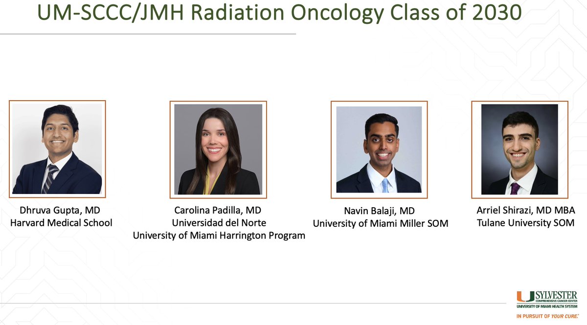 BrandonMahal's tweet image. This year, we received a record number of applications and interviewed an incredibly competitive group. We’re thrilled to announce our match class! #MatchDay2025 #RadOnc ⚡️☢️☀️🌊@SylvesterCancer @umiamimedicine @HenriFordMD @DrSDNimer
