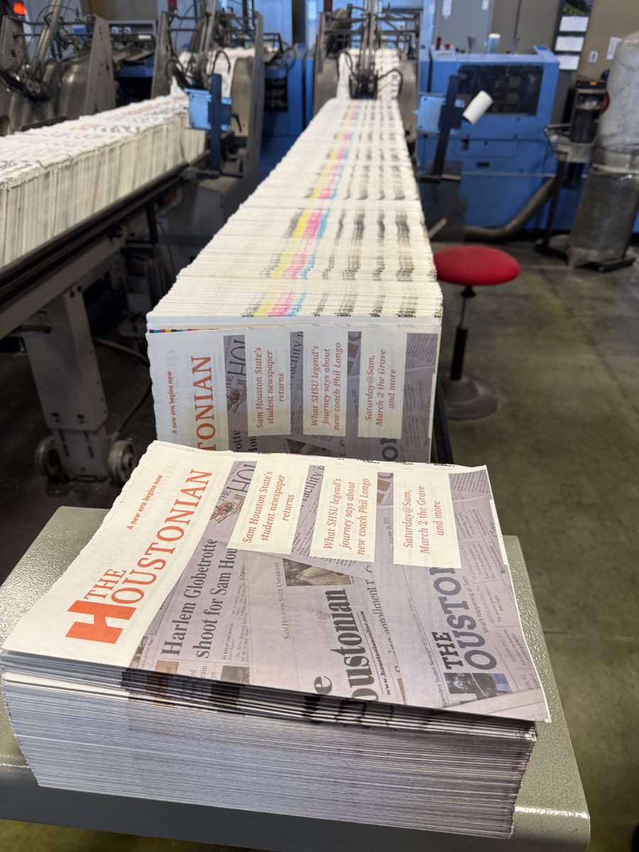 As proud <a href="/SamHoustonState/">Sam Houston State</a>  alumni, <a href="/jennjgarrett/">Jennifer J Garrett</a>, <a href="/jculpepper1/">Jason Culpepper</a> and I are delighted to print <a href="/HoustonianNews/">The Houstonian</a> return to print edition after being digital only for several years. IRL news products bring new readers, exceptional brand lift.  

“A new era begins” 

Let’s gooooo!