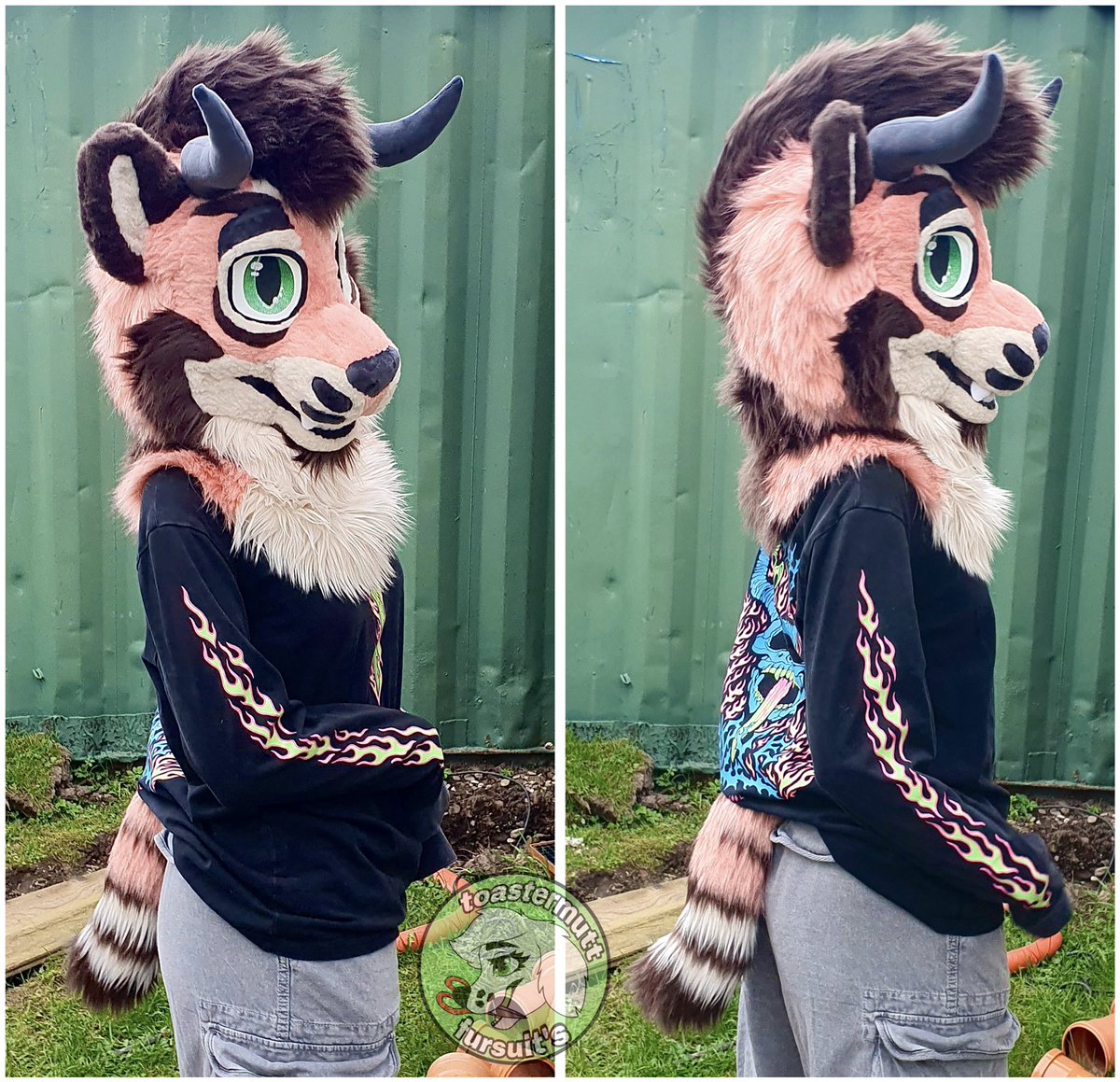 ToastermuttFS's tweet photo. 🐅More pics of the lad!🐅
You can see his lil tail in these🐯
And excuse the mess in the background, there’s currently some work going on!😭 
I need to get back drops at some point-
(Freebies in replies👀 posting a bit late since I didn’t want to spoil it for the commissioner!💚) https://t.co/OKZySGtQ0V