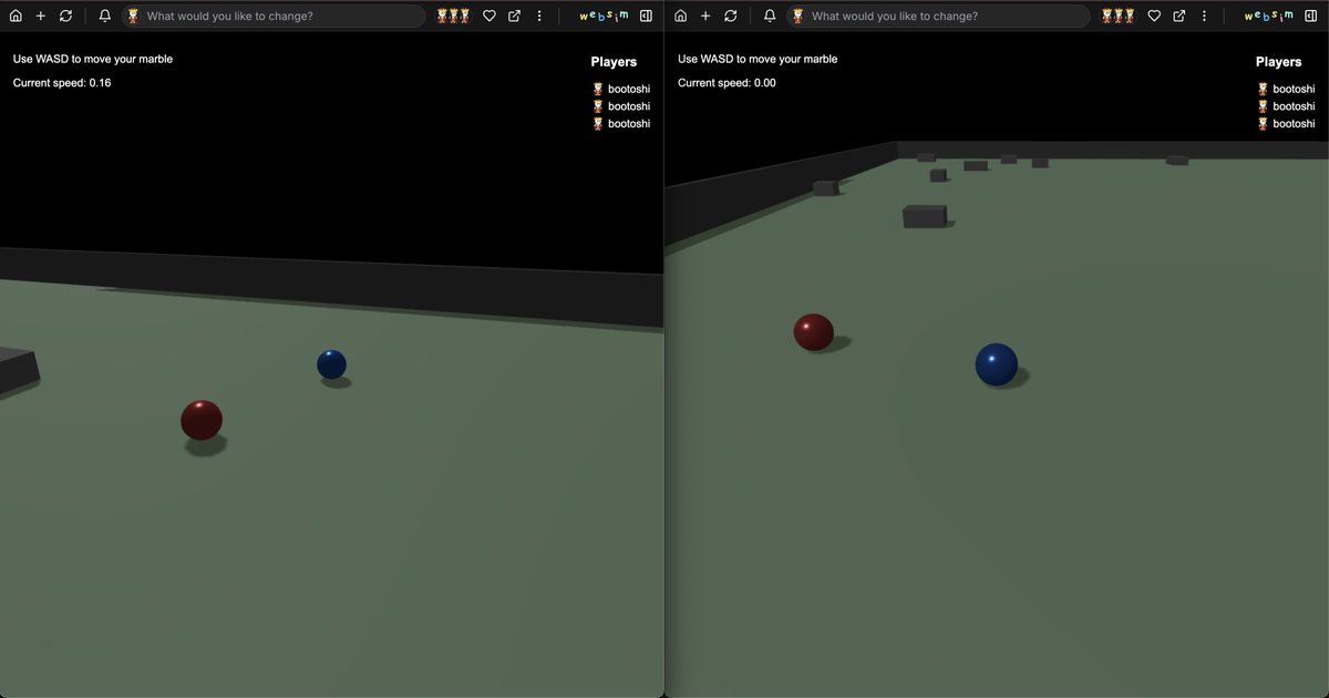 found an ai app that lets you vibe code a COMPLETE multiplayer game in one prompt!

people with ZERO dev experience can use <a href="/websim_ai/">websim</a> to enter the <a href="/levelsio/">@levelsio</a> game jam...

insane what's possible now, the skill ceiling is gone 😹