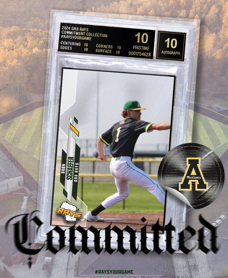 GRB Rays-North (@raysnorth) on Twitter photo Congratulations to <a href="/BronSchaefer1/">Bron Schaefer</a> on his commitment to D1 Appalachian State University! #RaysYourGame Congratulations to <a href="/BronSchaefer1/">Bron Schaefer</a> on his commitment to D1 Appalachian State University! #RaysYourGame