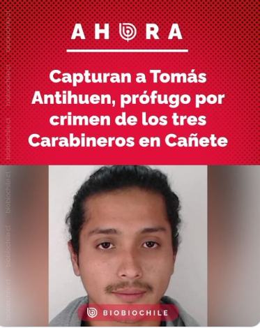 Iherreraa's tweet photo. Que viene ahora para Tomás Antihuen?  Dirá que es preso político, comenzará huelga de hambre, lo van a hospitalizar por riesgo a su vida y el PC pedirá su indulto por causa humanitaria.  Esto está en el Manual de los Zurdos. https://t.co/DUJieIPtQA